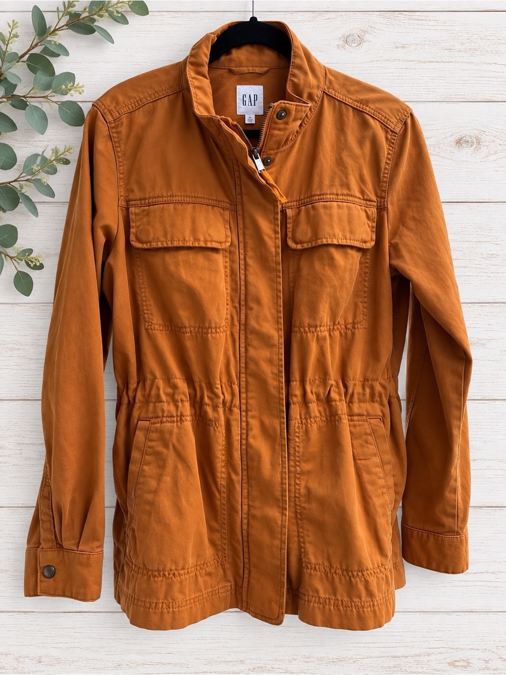 GAP Women's Rust Orange Utility Jacket